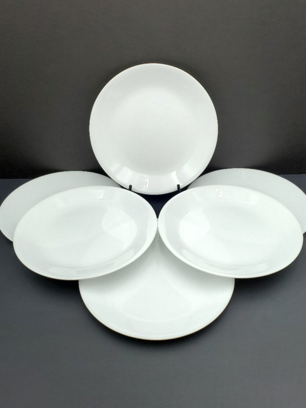 Corelle Winter Frost White Salad Plates Luncheon Plates Side Plates